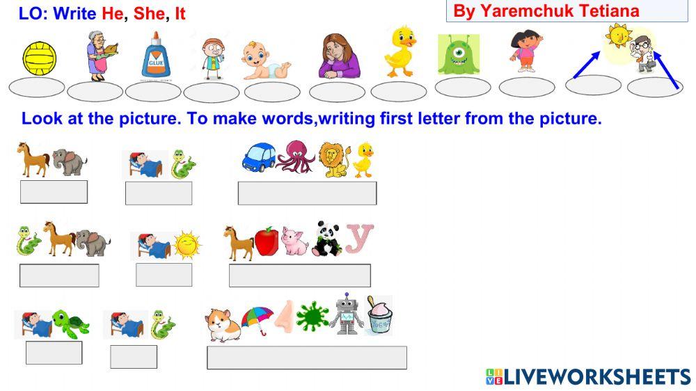 1234320 | He-she-it | TetianaYaremchuk | LiveWorksheets
