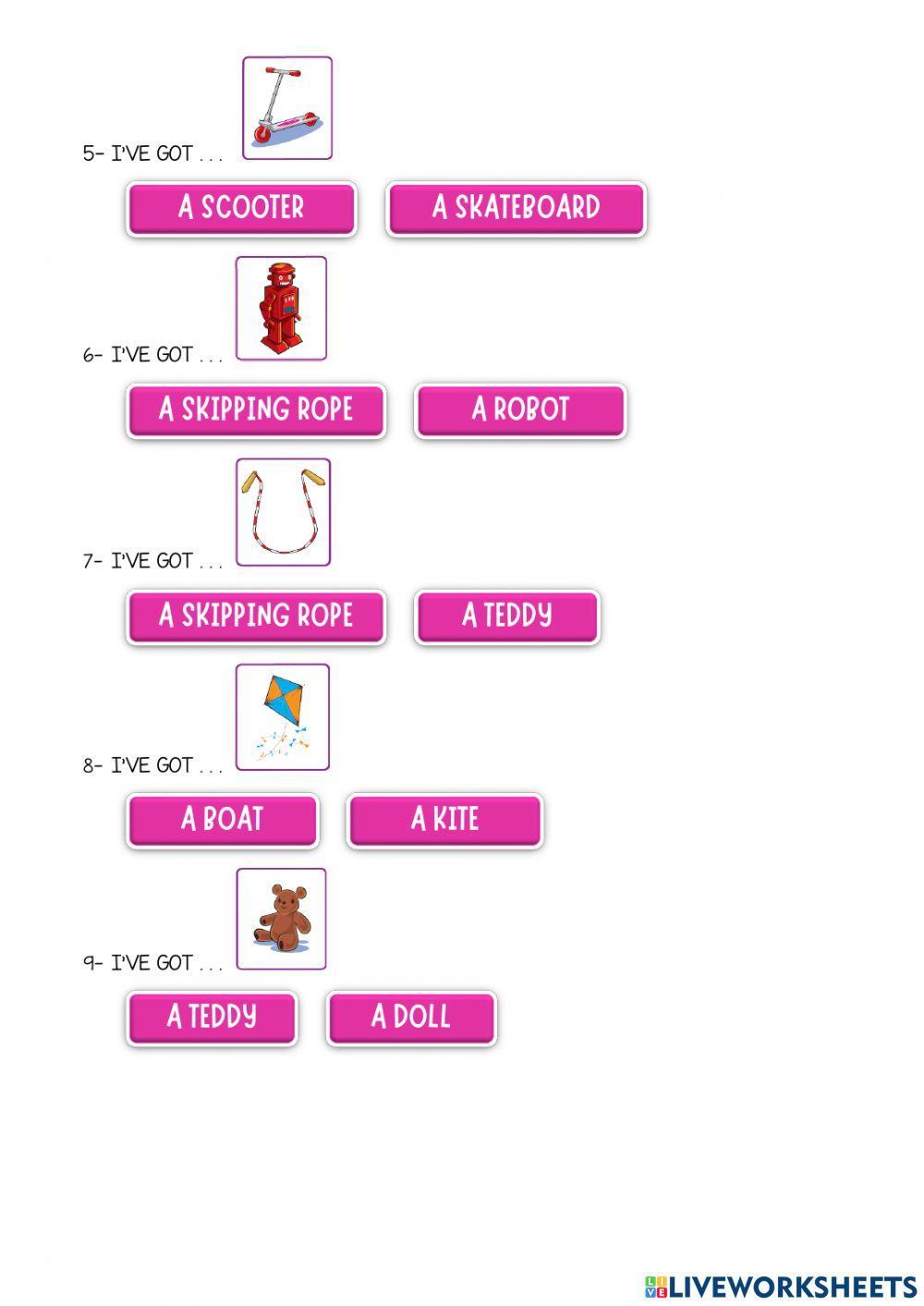 Bright ideas 1 - WE PLAY WITH TOYS