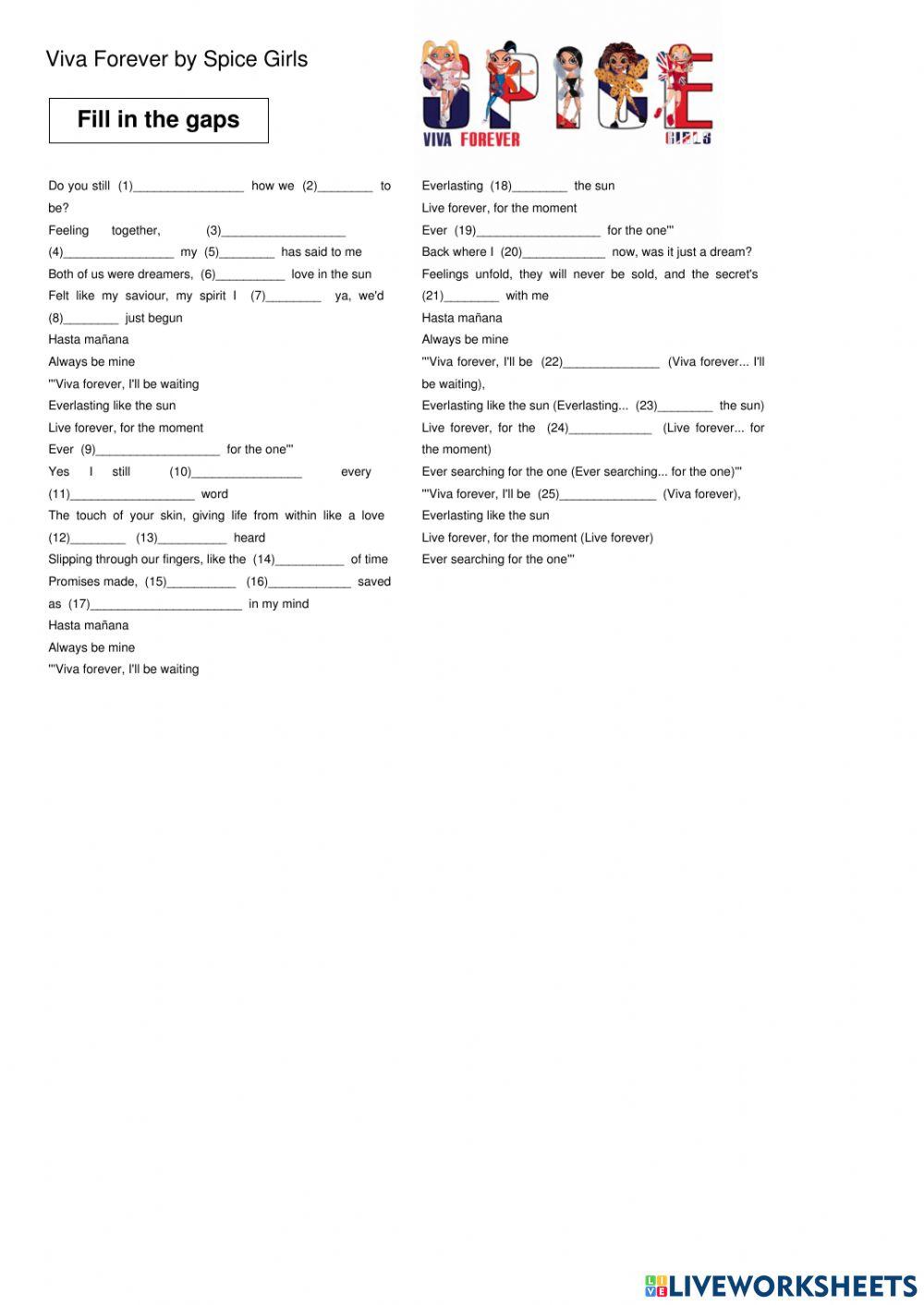 Viva forever - Space Girls (Advanced)