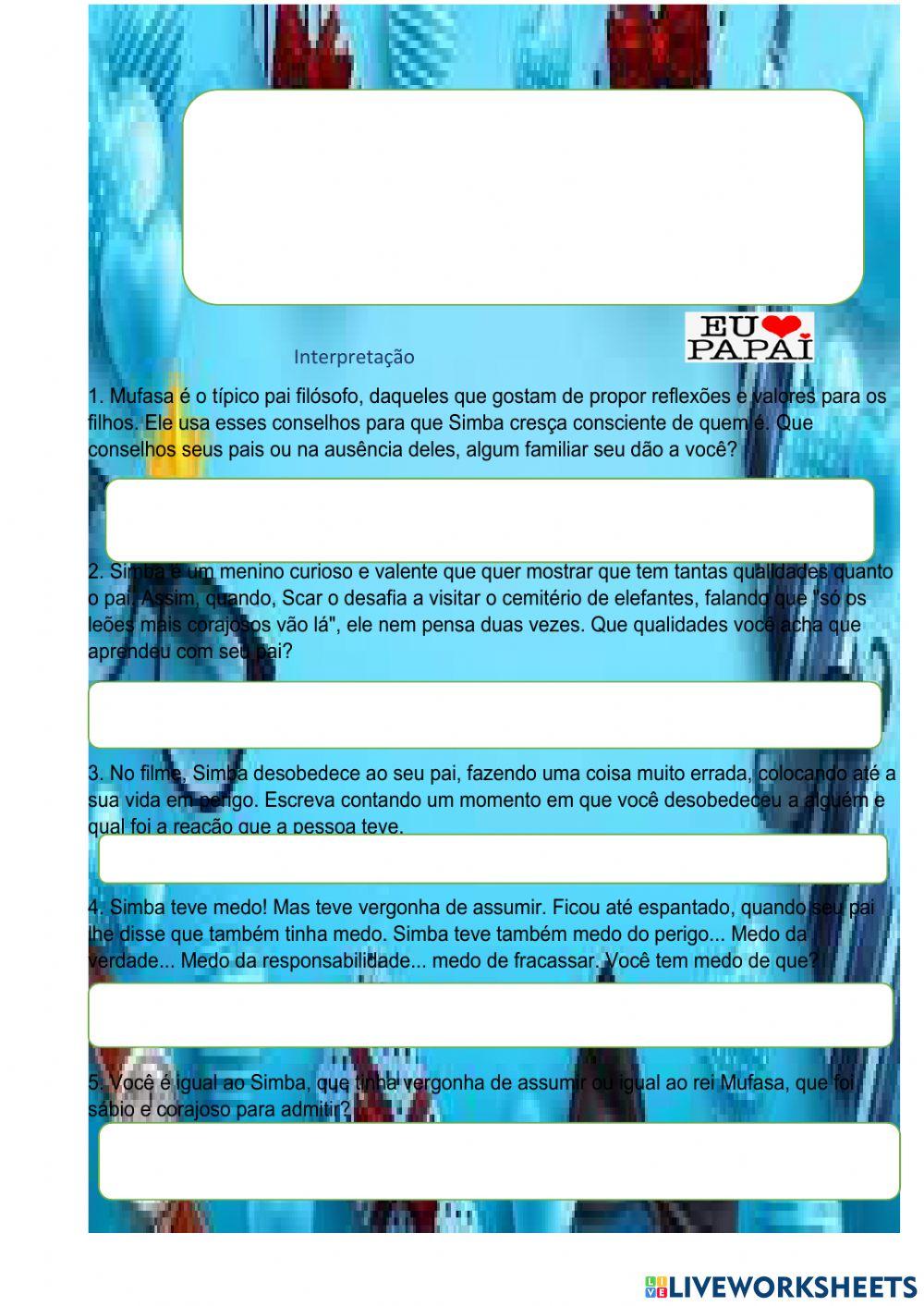 A relação Familiar.