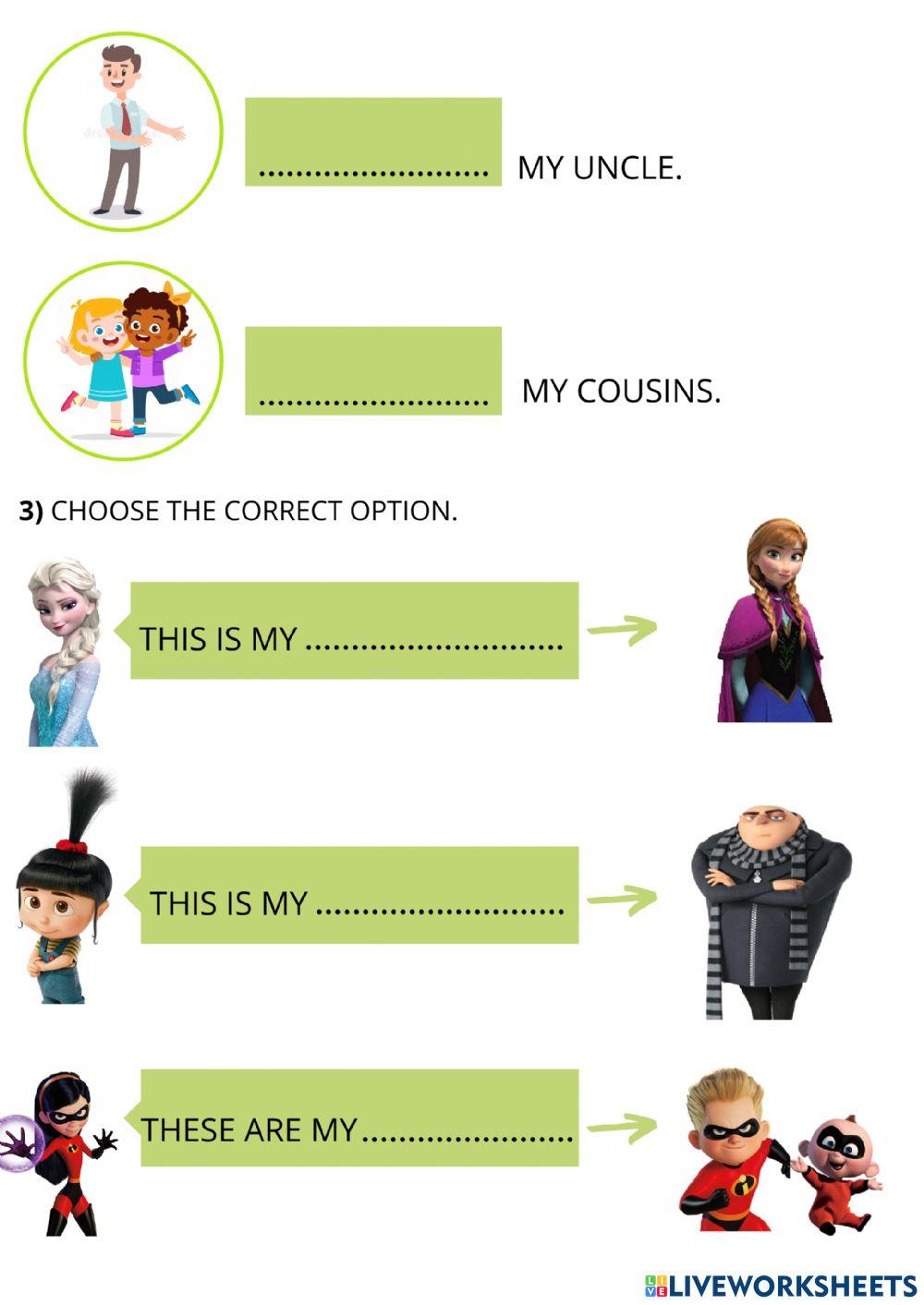 Unit 3: This is my family!