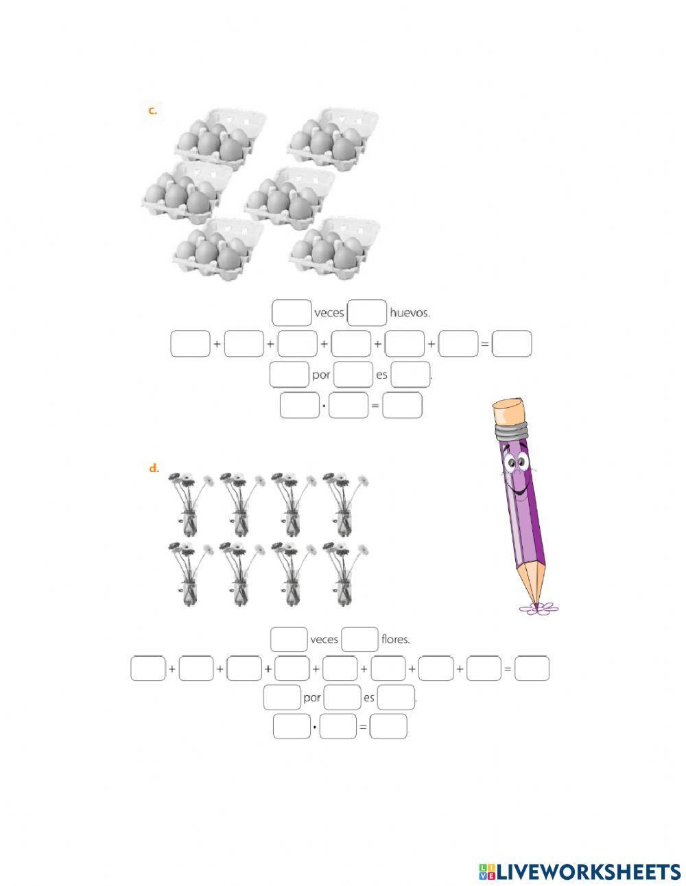 Suma reiterada y multiplicación