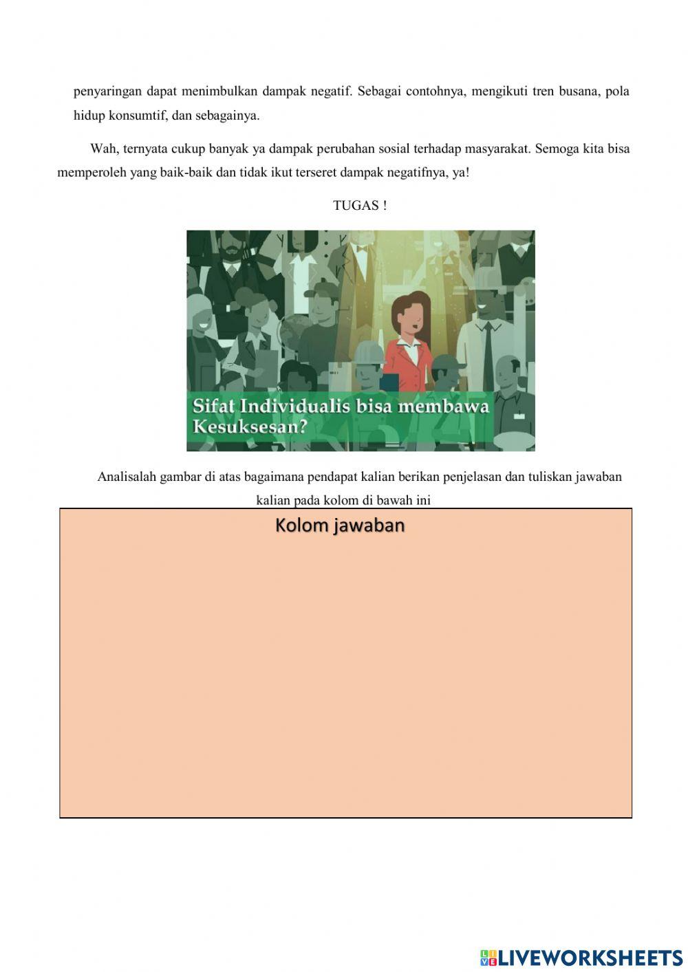 Sosiologi kelas XII pertemuan ke-8