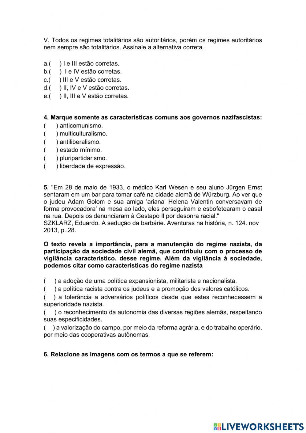 Crise de 1929 e Totalitarismo