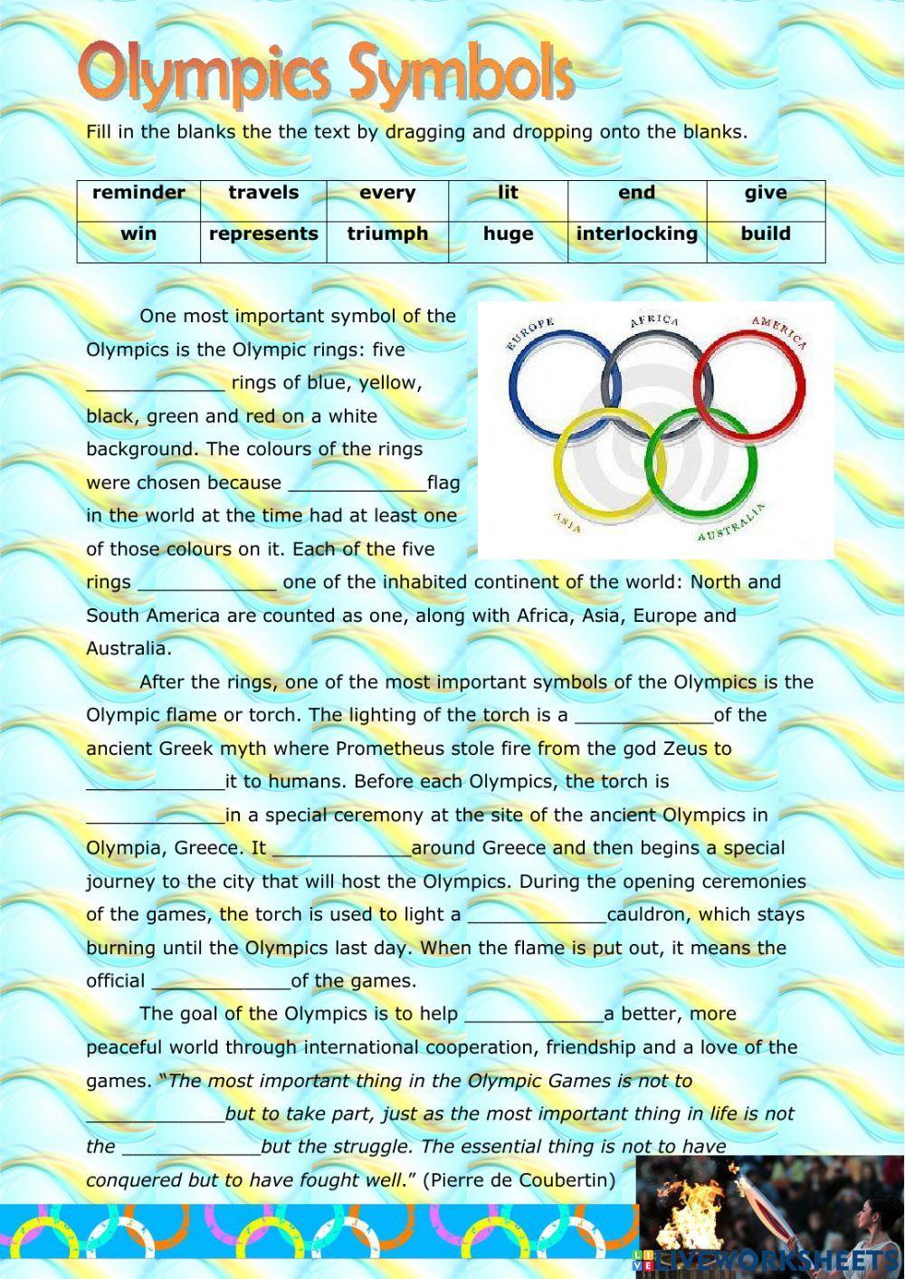 Symbols of Olympic