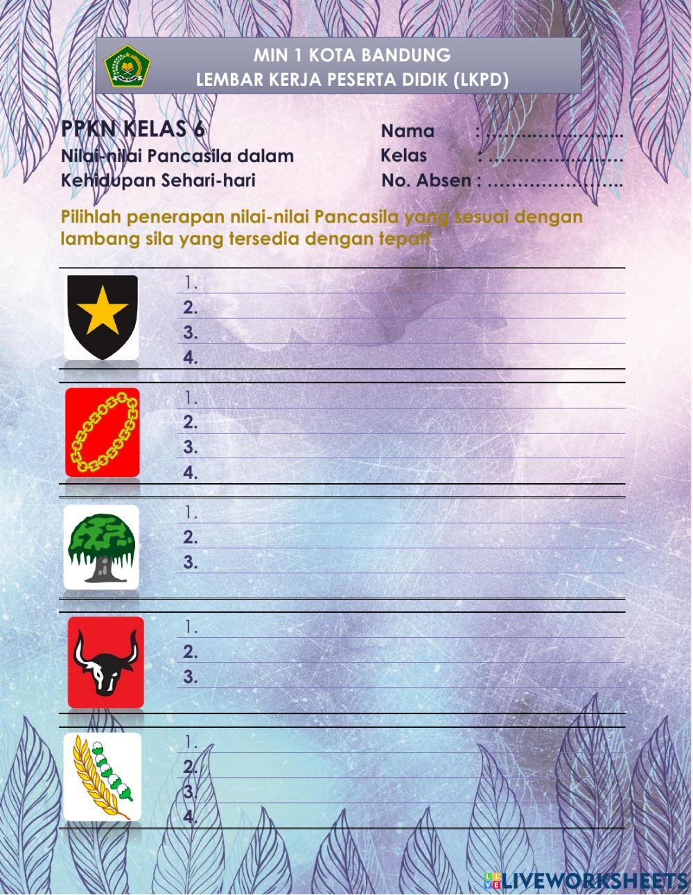 Nilai-nilai Pancasila