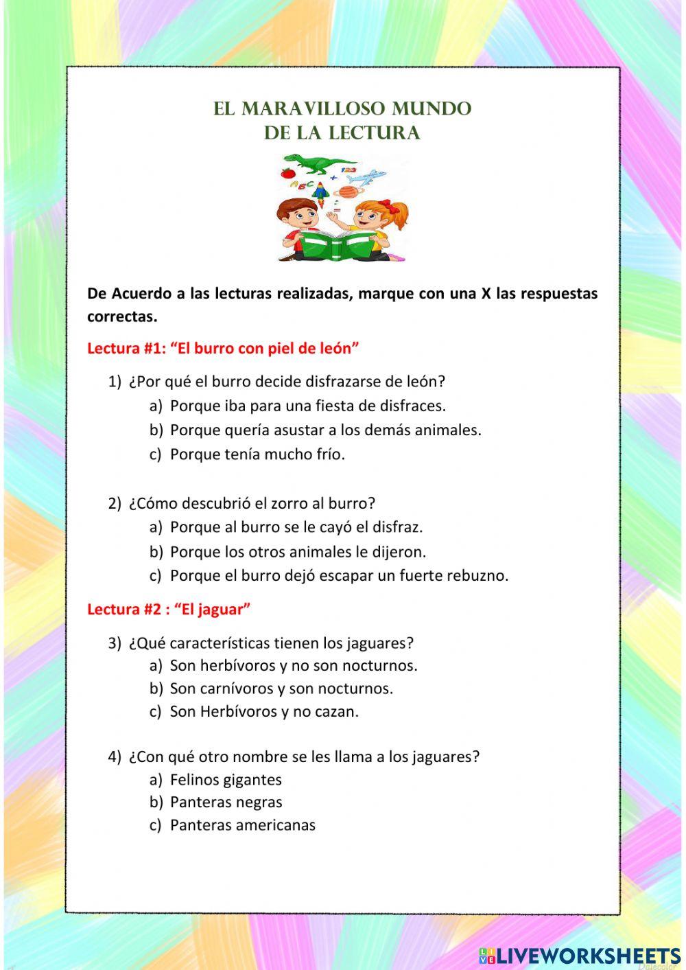 Lectura comprensiva semana -1