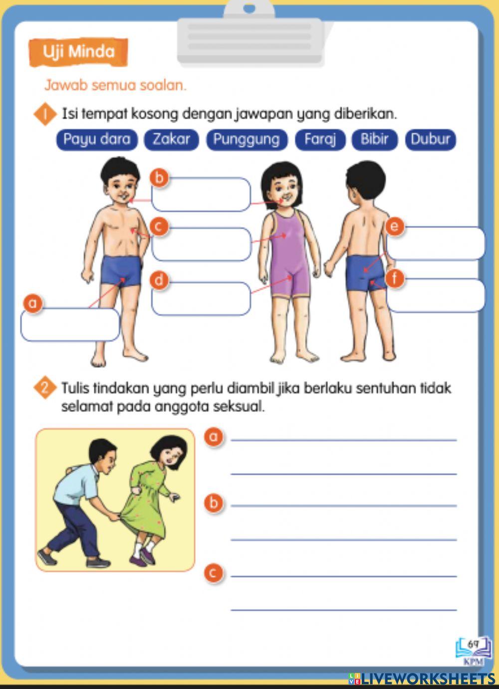 Uji minda buku teks mukasurat 68