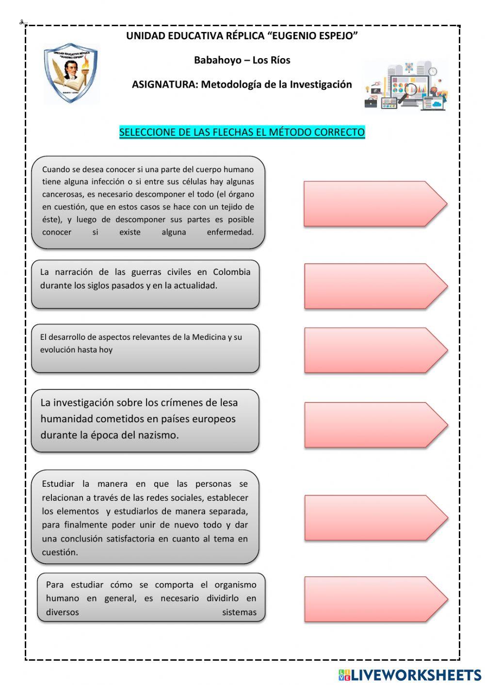 Método Analítico e histórico