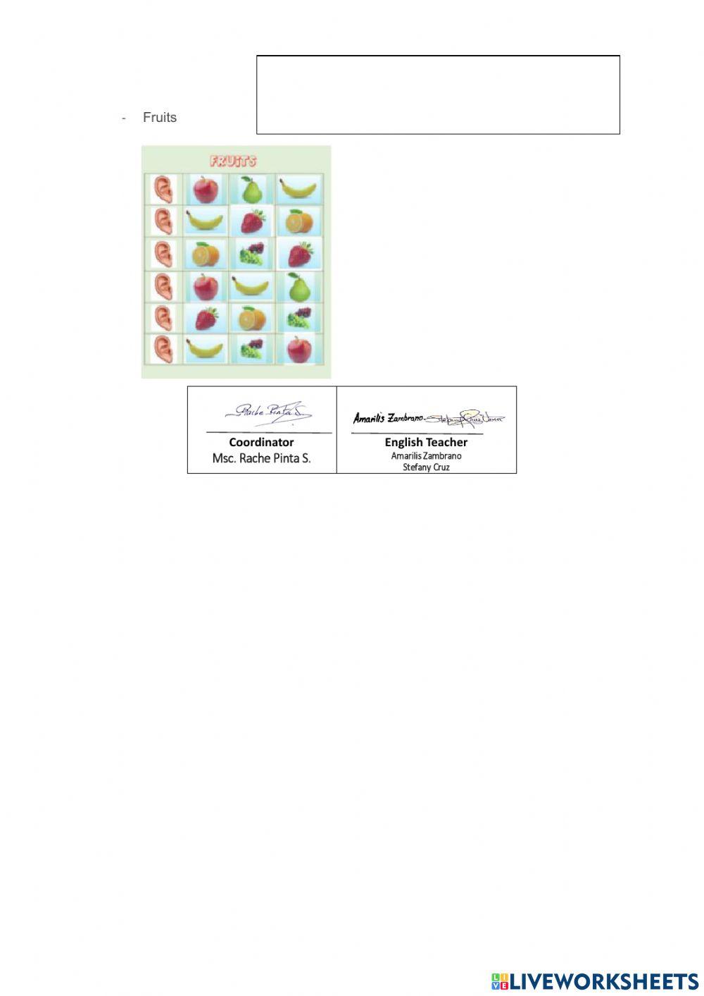 Weekly activities week 13