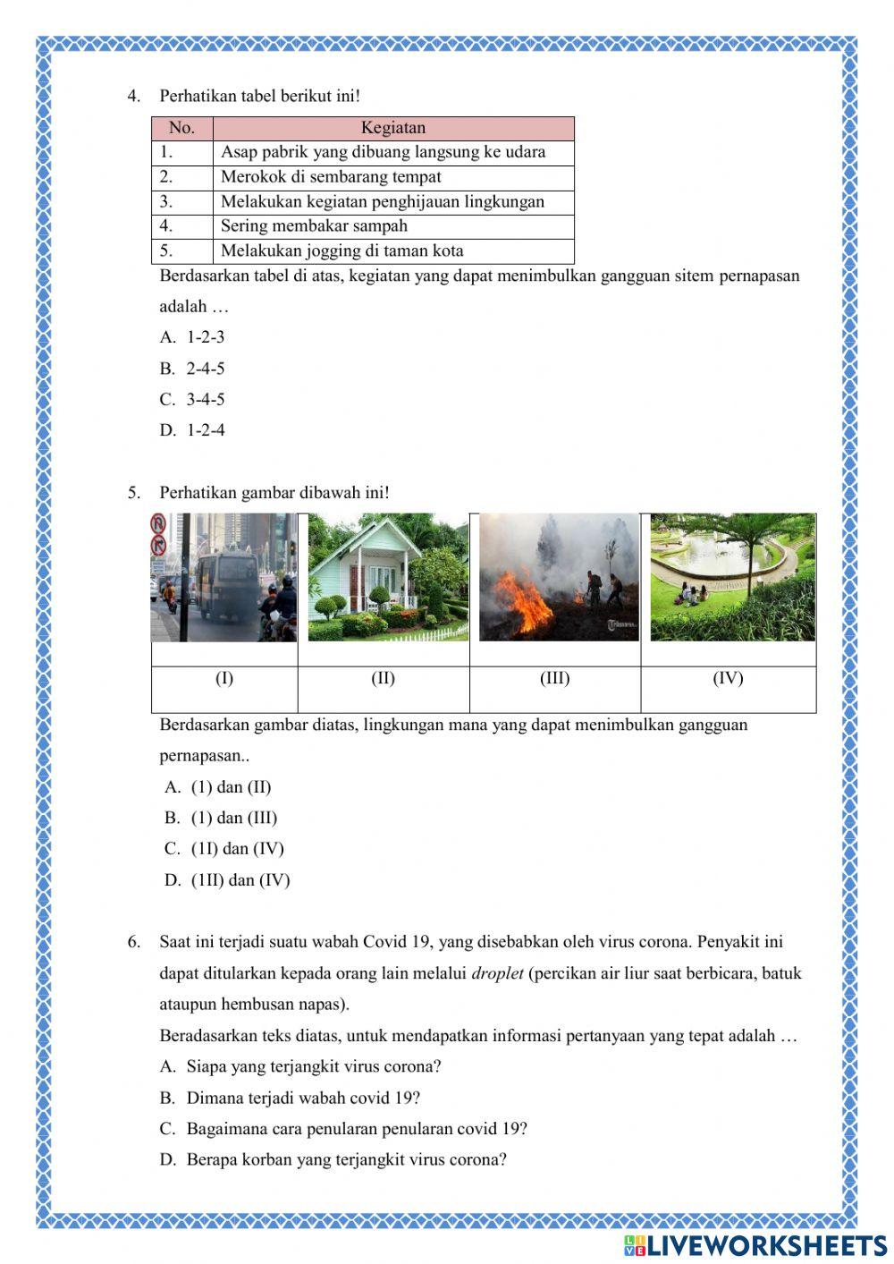 Soal Evaluasi Kelas V Tema 2 Subtema 2 Pemb 1
