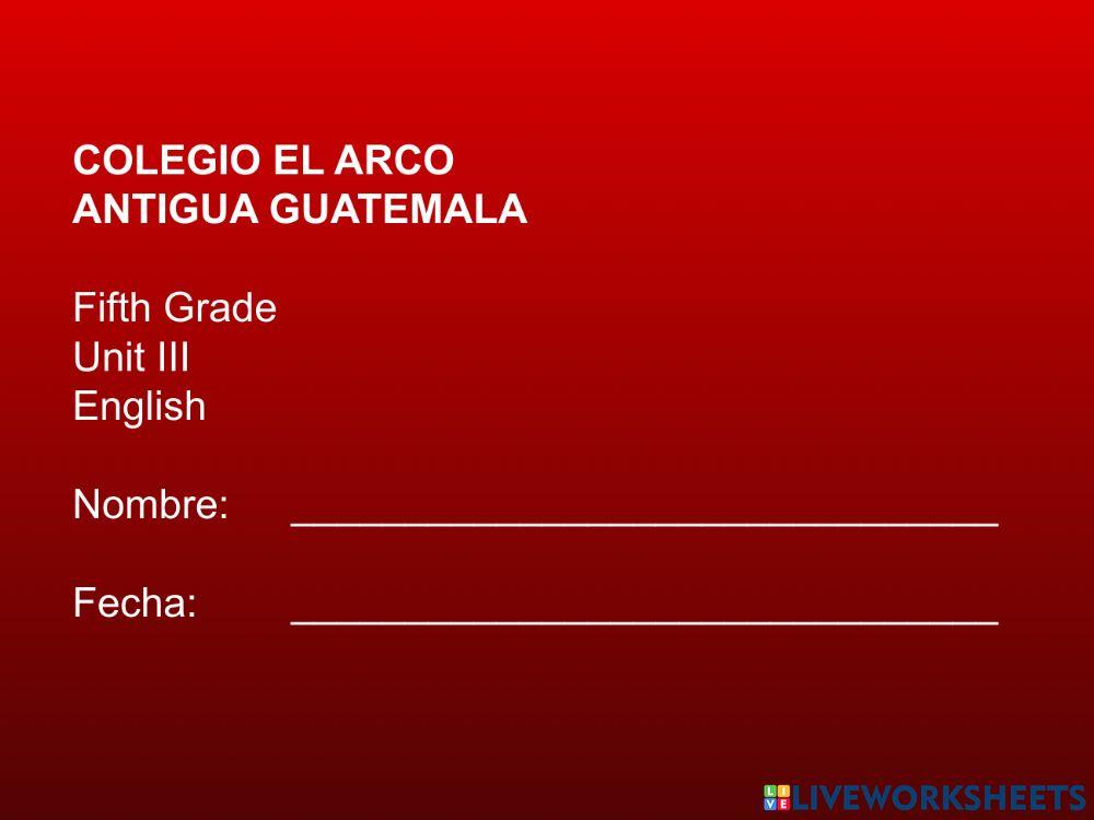 Review unit 3 - english zone gt