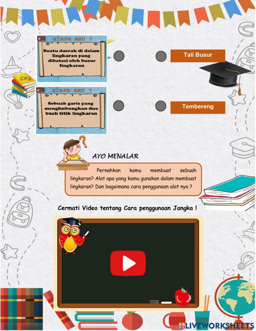 Lkpd unsur-unsur lingkaran