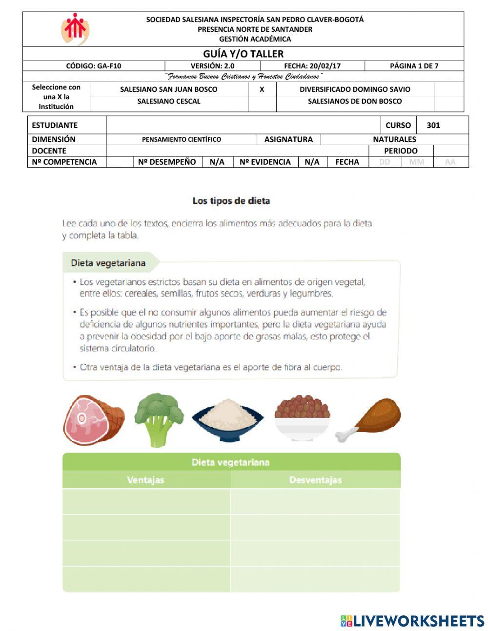 Alimentacion saludable