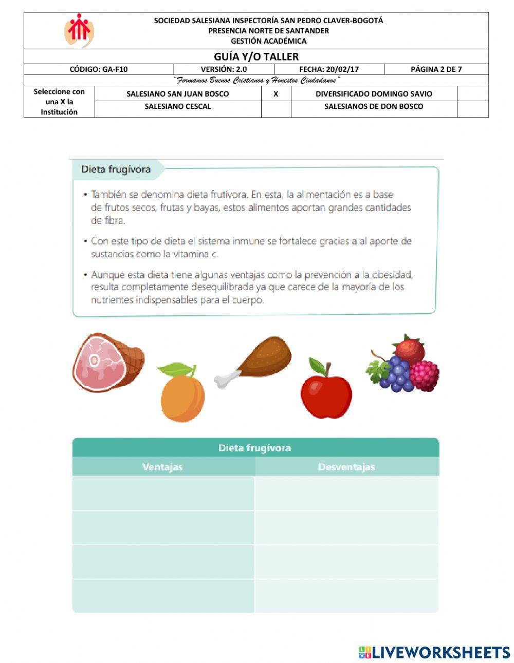 Alimentacion saludable
