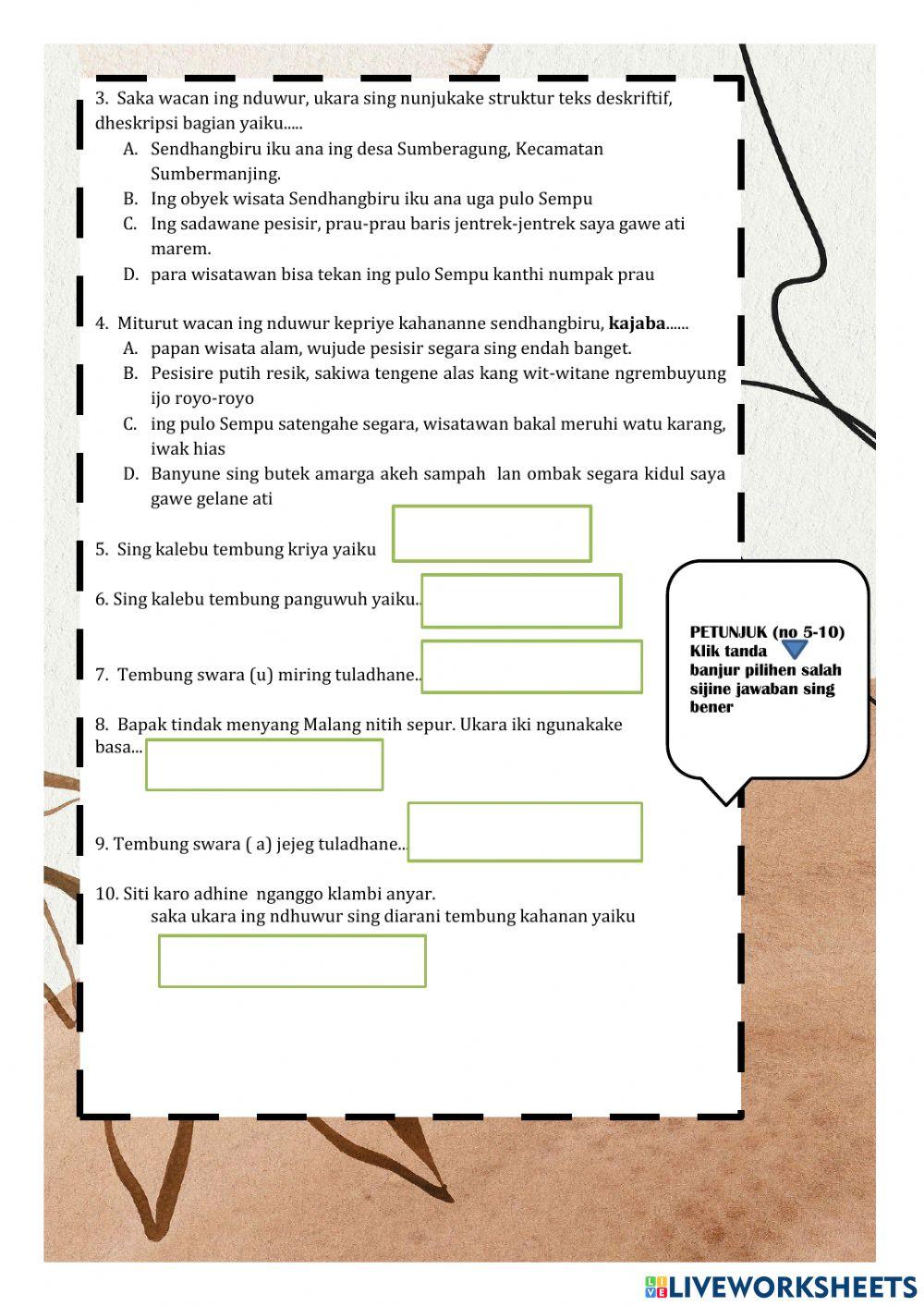 Ph teks tanggapan deskriptif