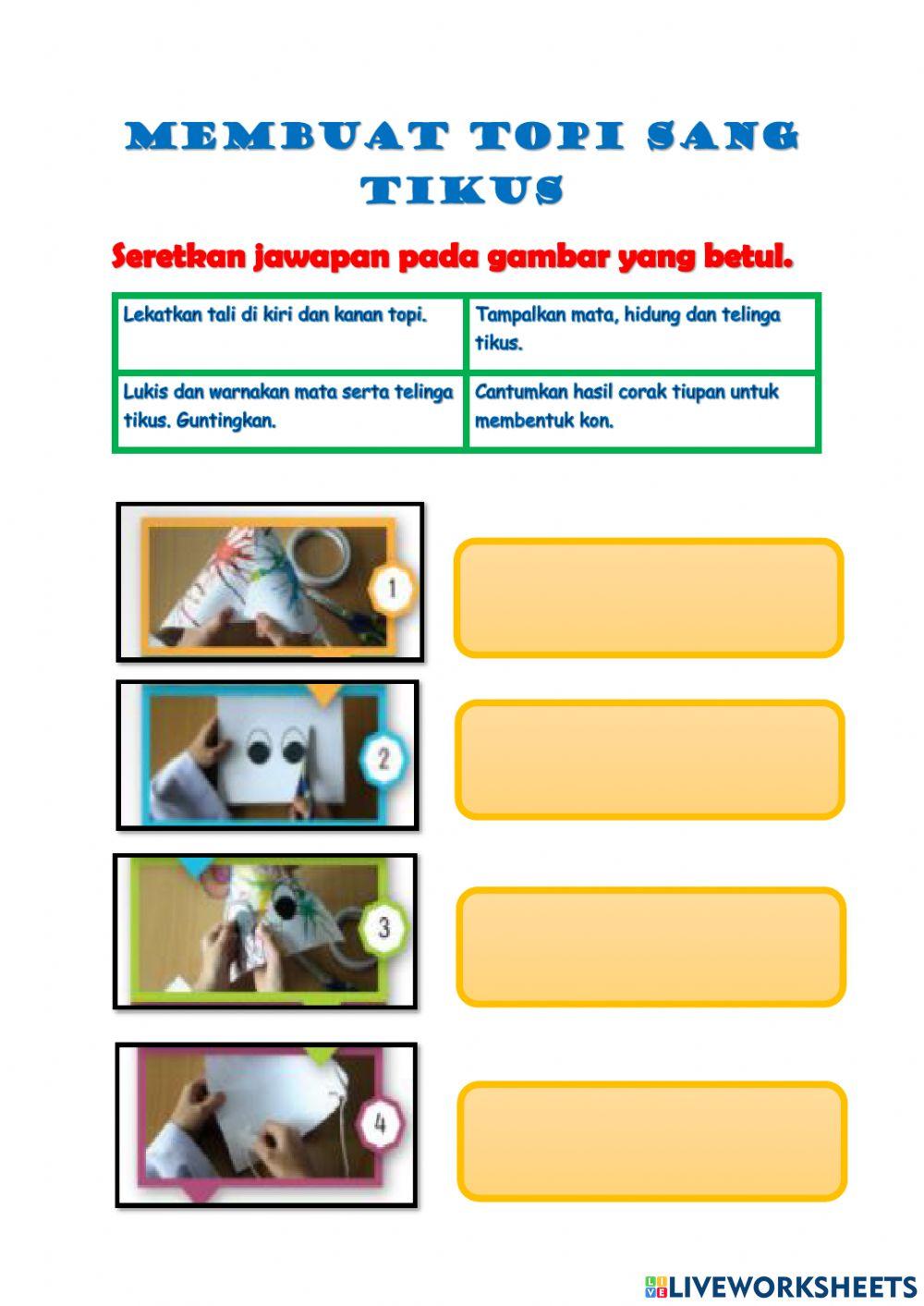 Membuat Topi Sang Tikus