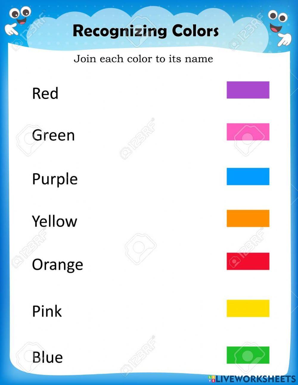 Recognizing colours