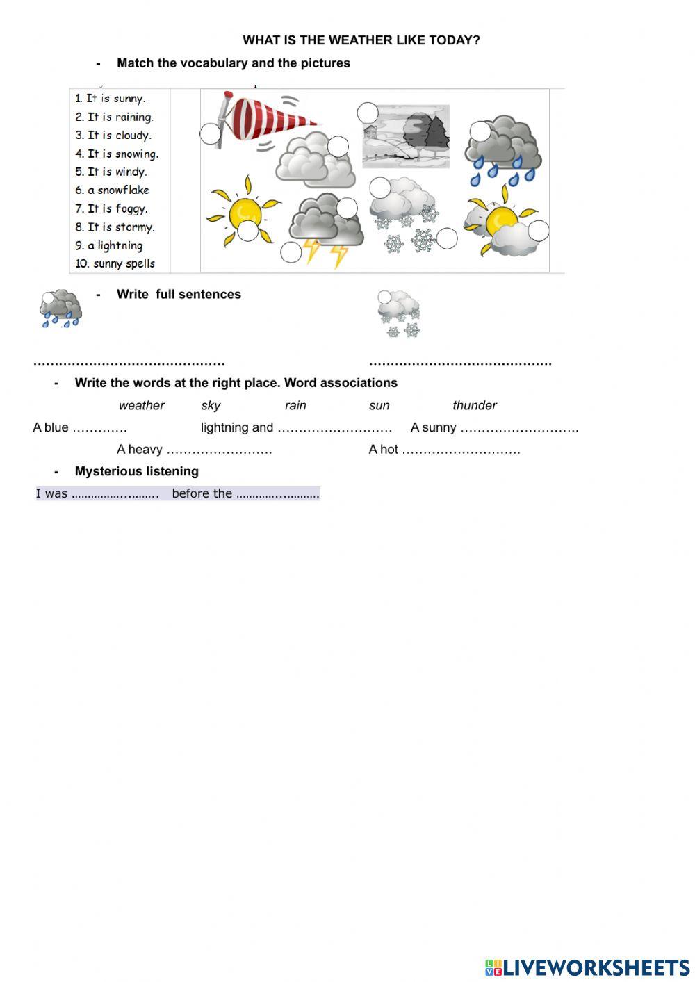 What is the weather like today?