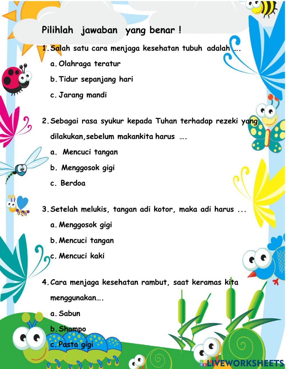 Penilaian Harian Tema 1 ST 2