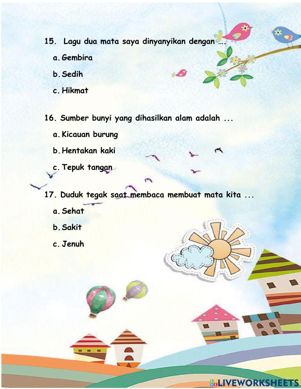 Penilaian Harian Tema 1 ST 2