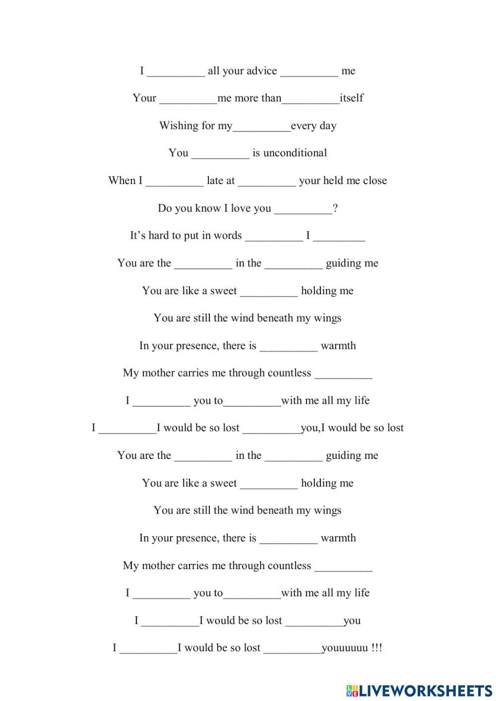 Me Yeu English Cover