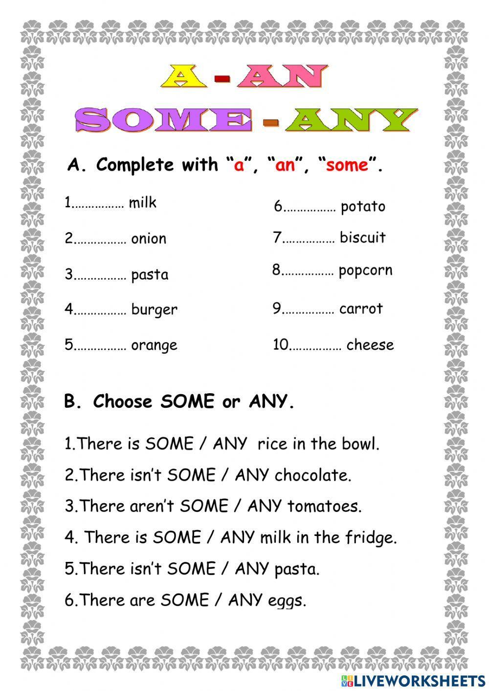 A-an-some-any A-an-some-any