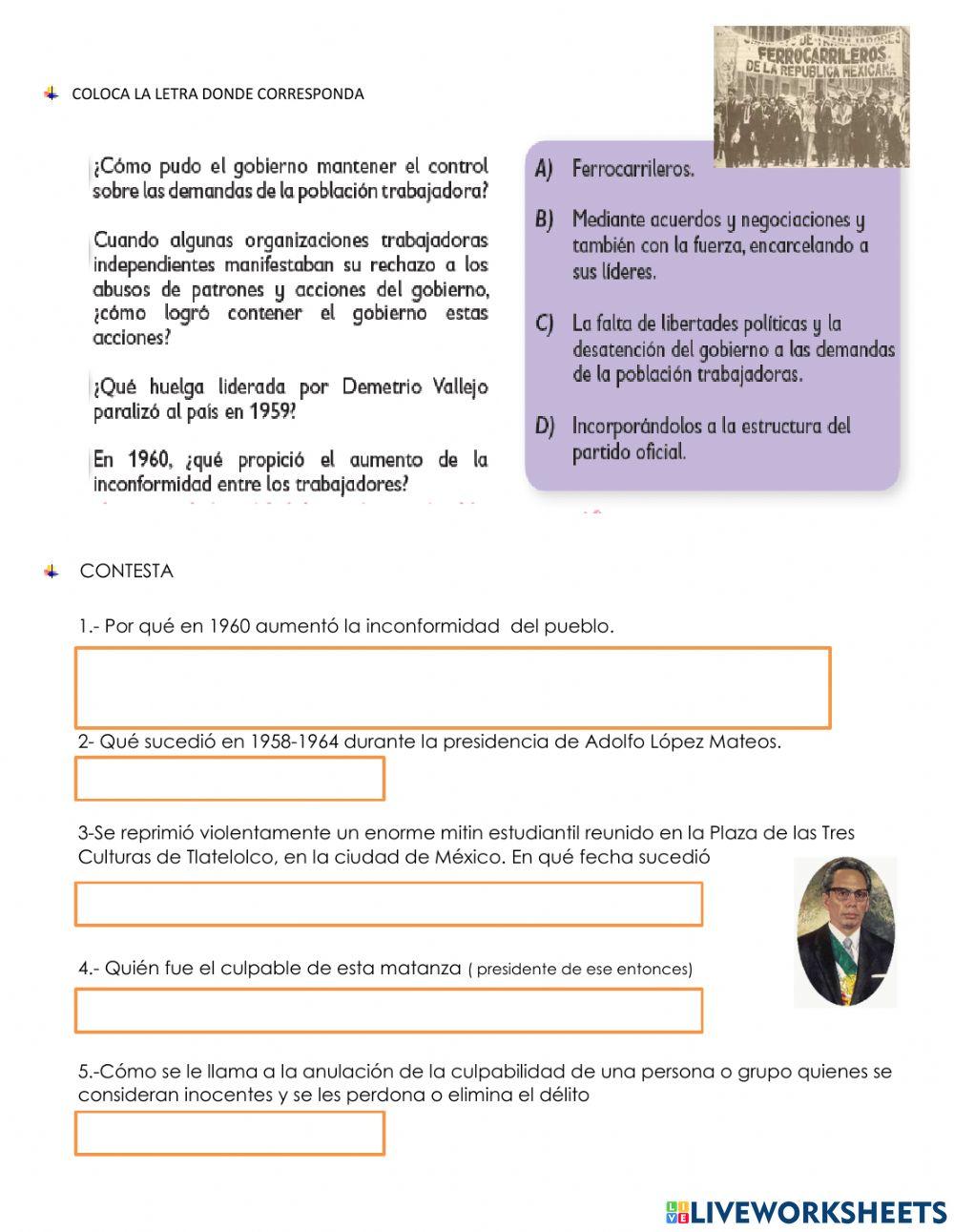 Demandas de obreros y campesinos