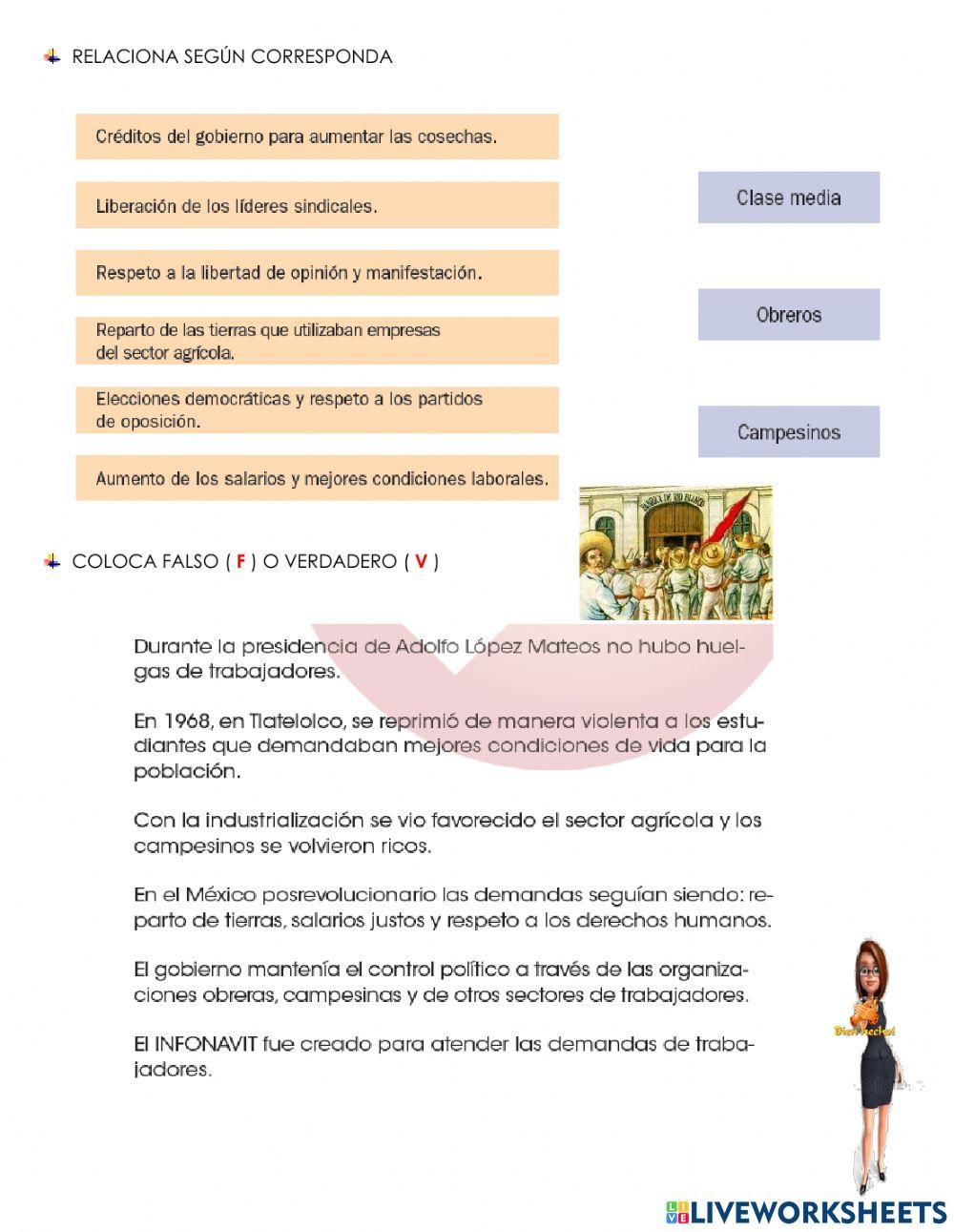 Demandas de obreros y campesinos