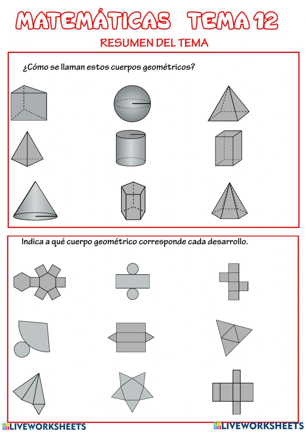 Cuerpos geométricos