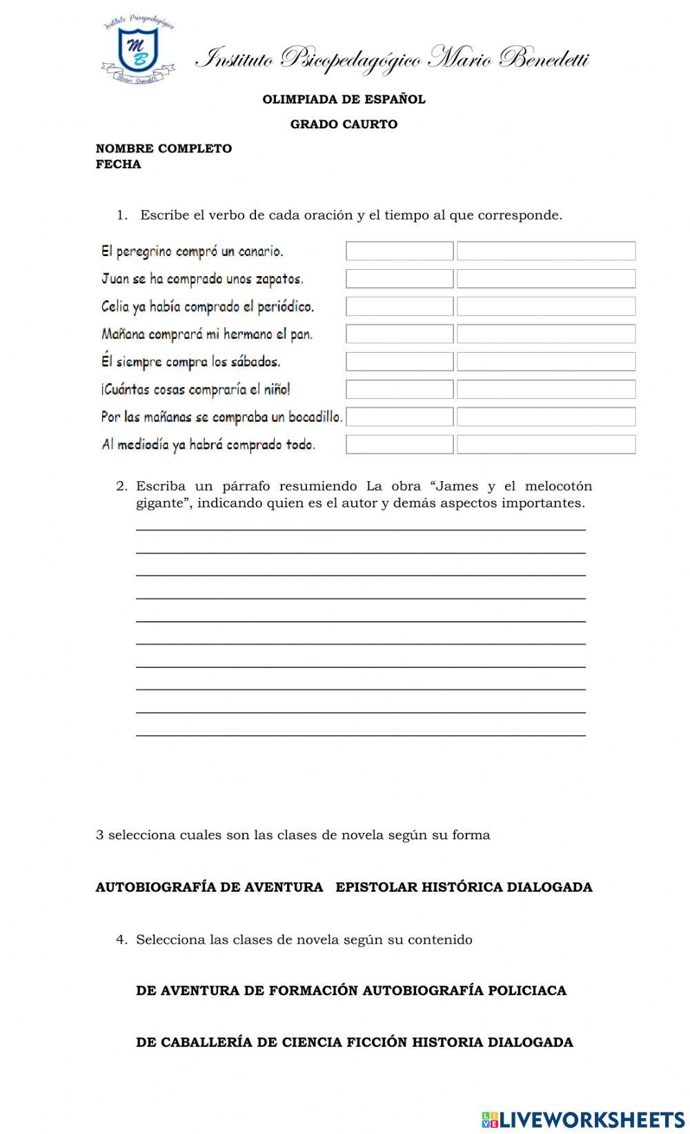 Olimpiadas de español