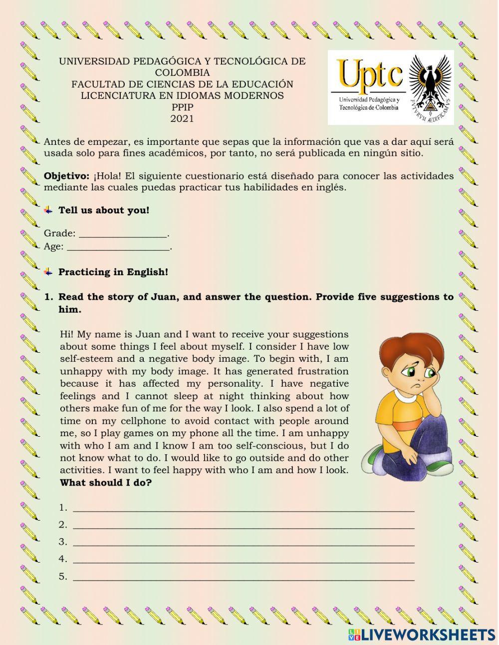 Needs analysis English