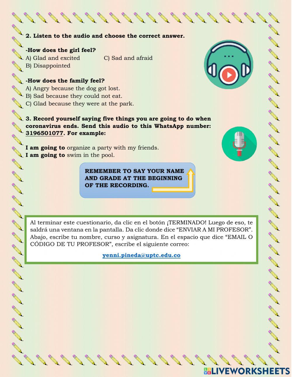 Needs analysis English