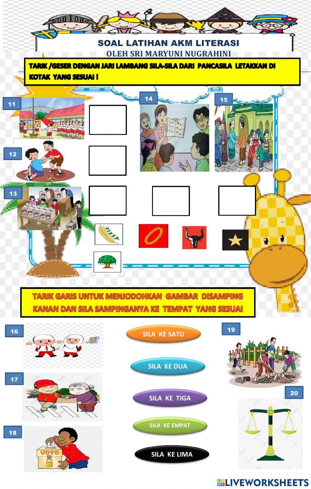 Soal latihan akm (pkn)