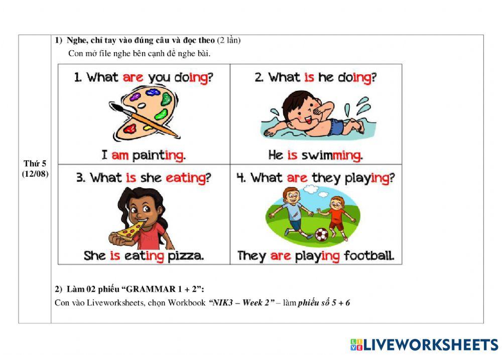 Present continuous Tense