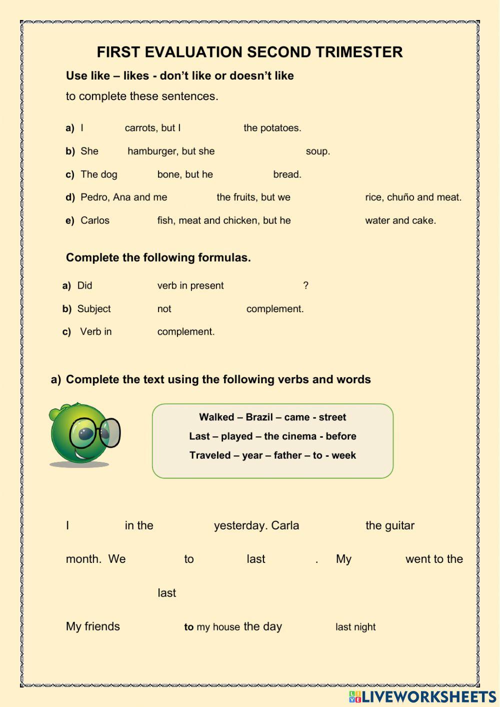 Use like and dislike