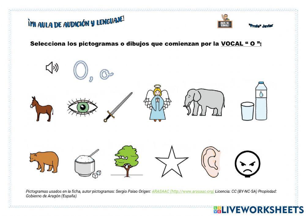 Conciencia fonológica vocales