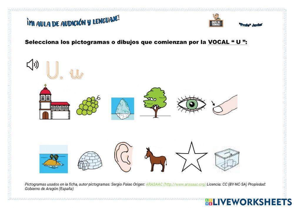 Conciencia fonológica vocales