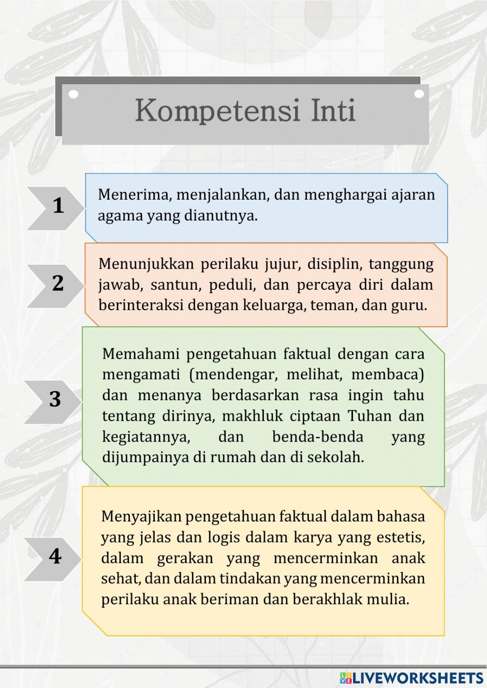 Kegiatan 3 Sila-sila Pancasila