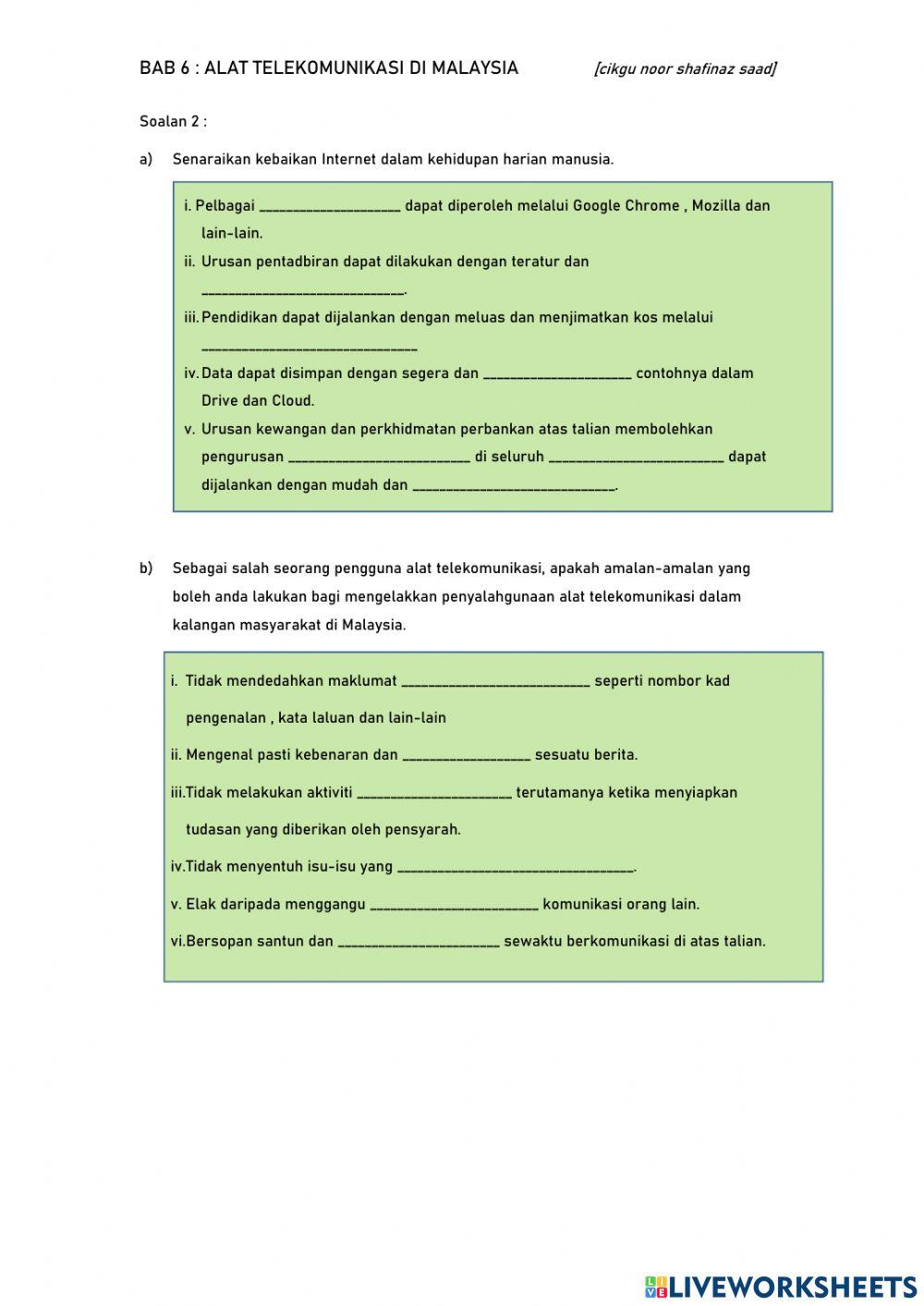 Bab 6 telekomunikasi