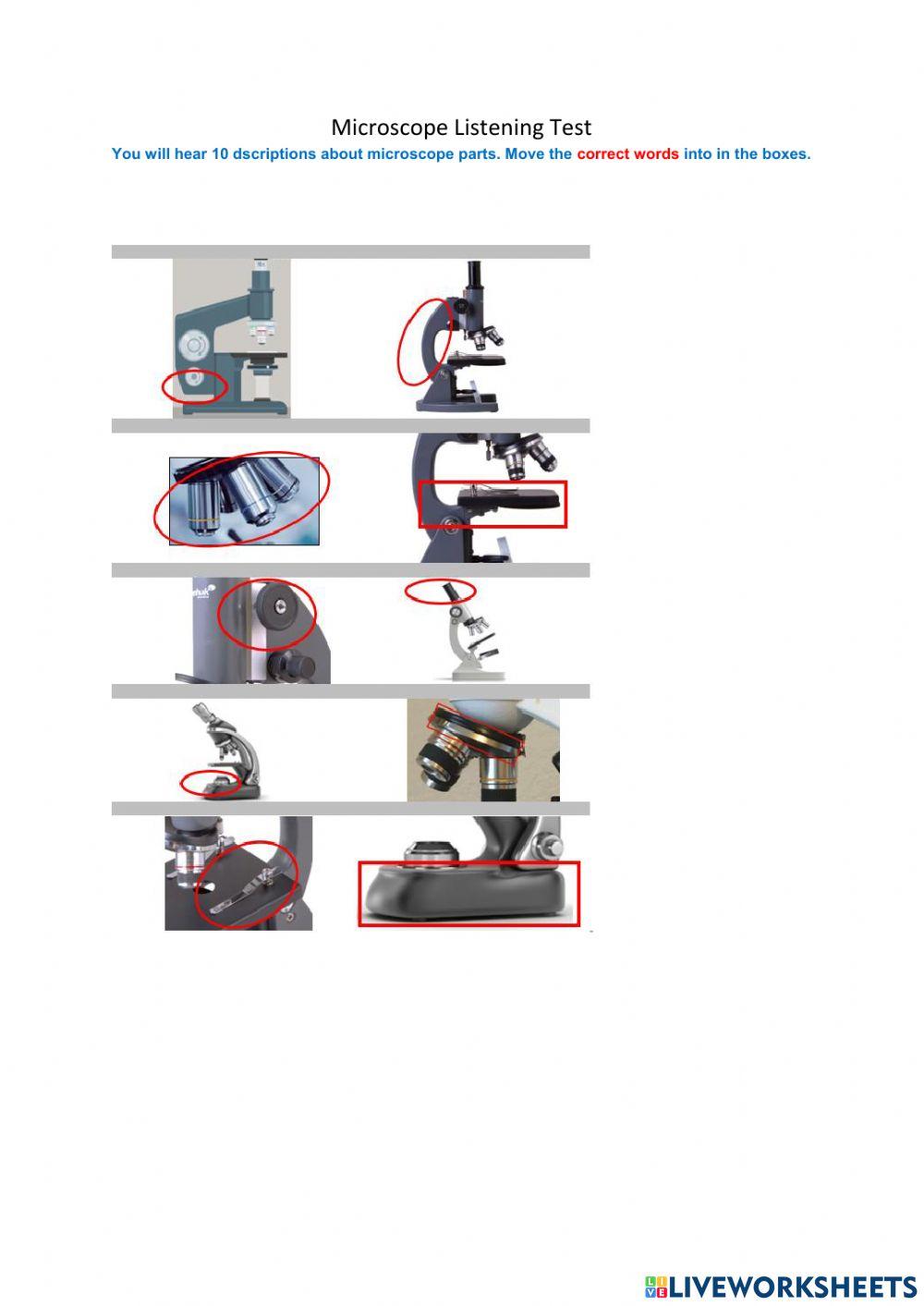 Microscope Listening Test