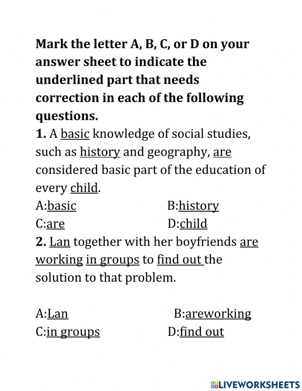 MODULE 5: SUBJECT AND VERB AGREEMENTS