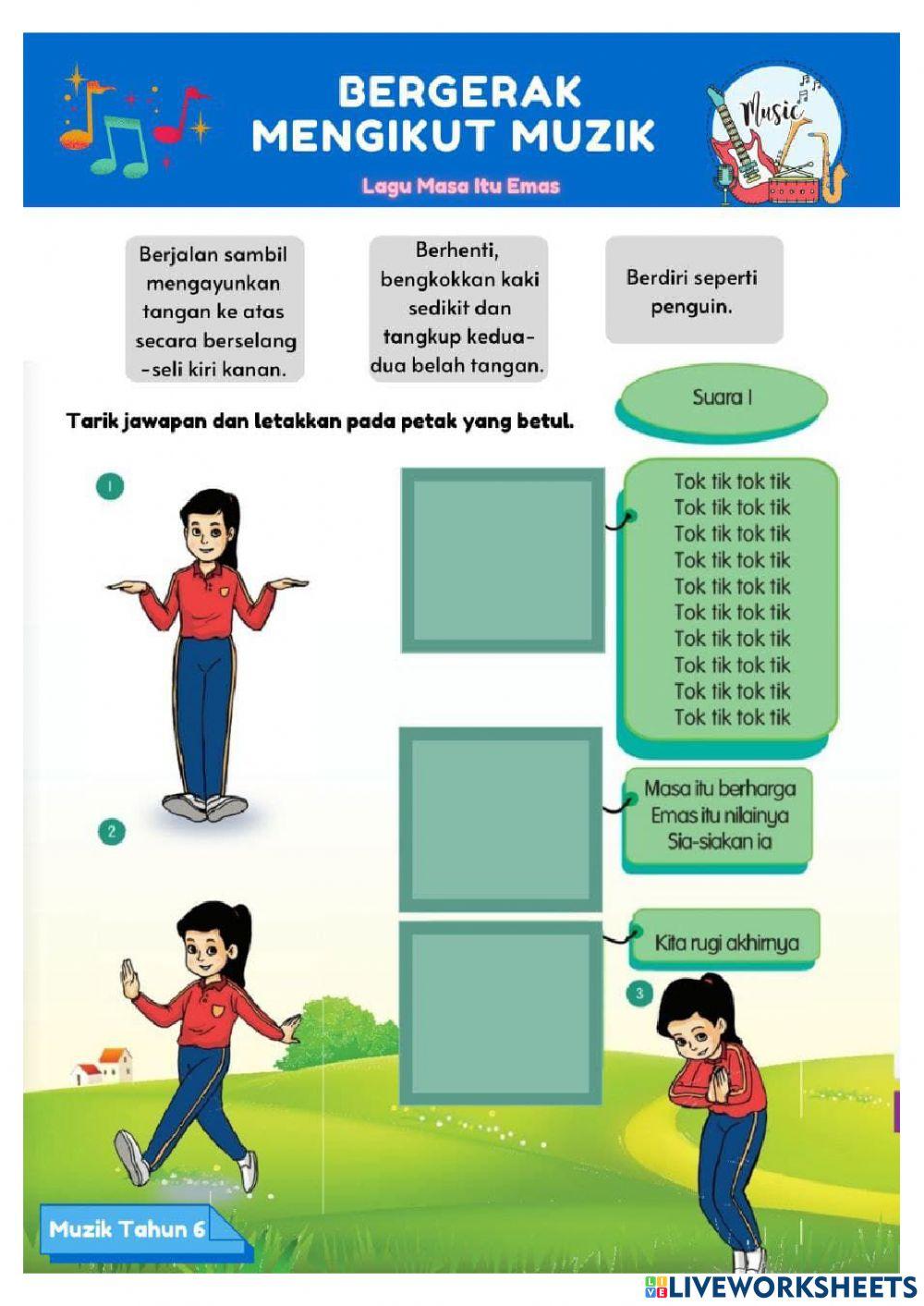 Bergerak Mengikut Muzik