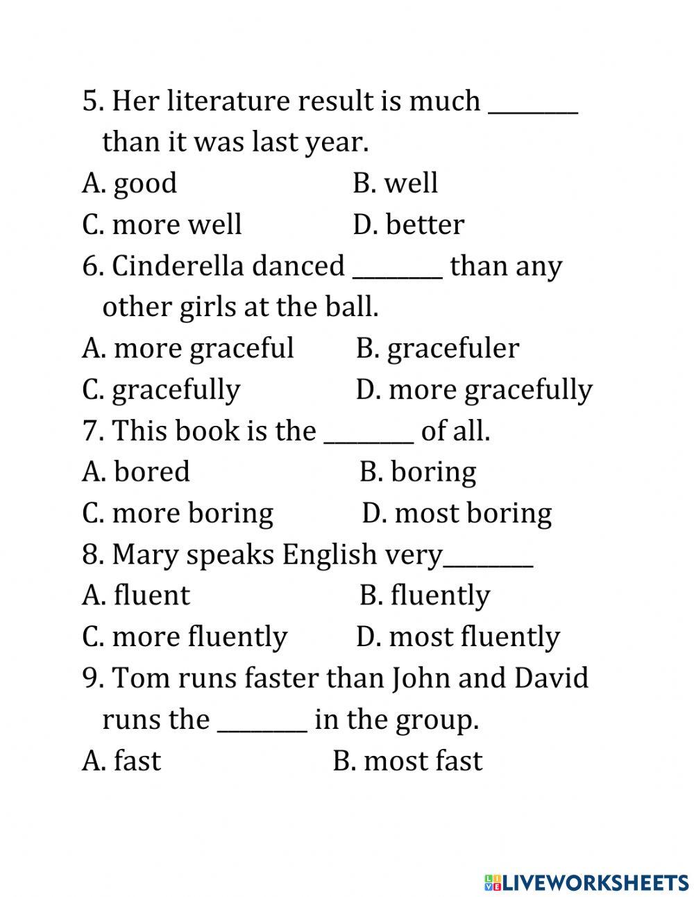 MODULE 10: COMPARISONS