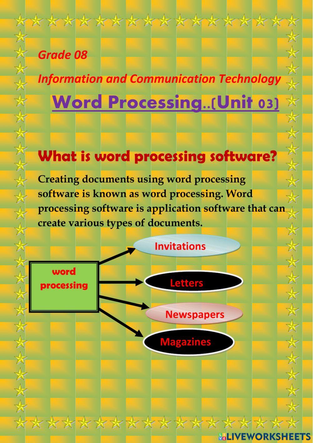 1239053 | Word Processing | Ambalangodage Dilsha Ashini