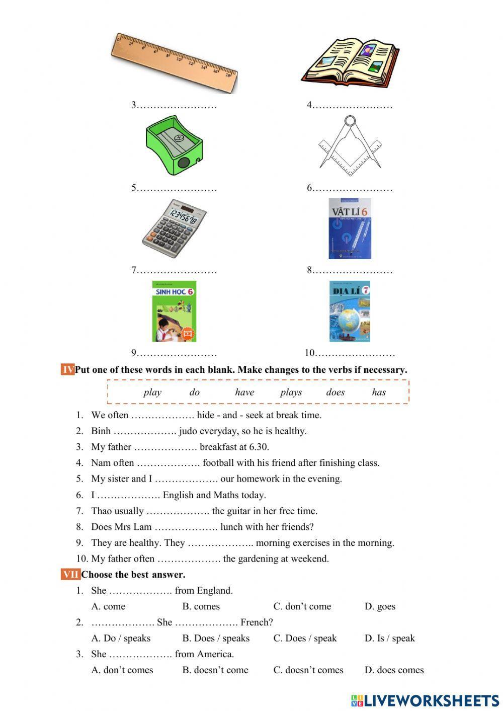Tieng Anh 6 -  Unit 1 (Big4)