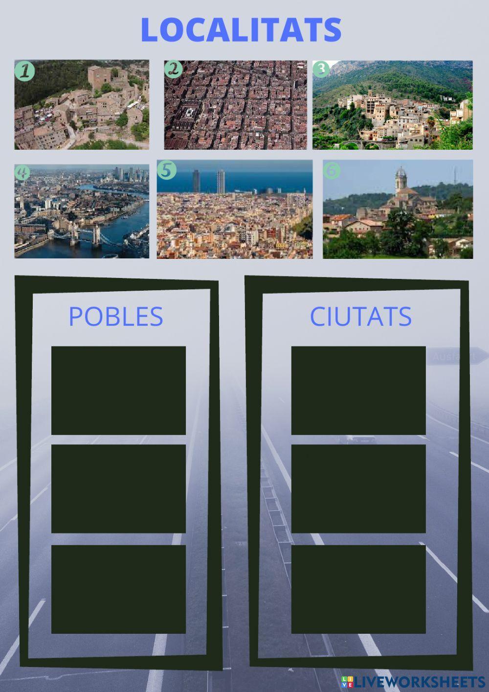 Pobles i ciutats