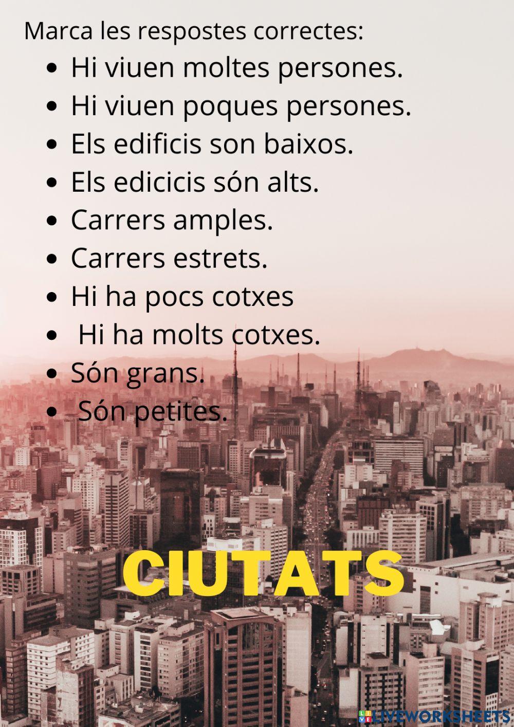 Pobles i ciutats
