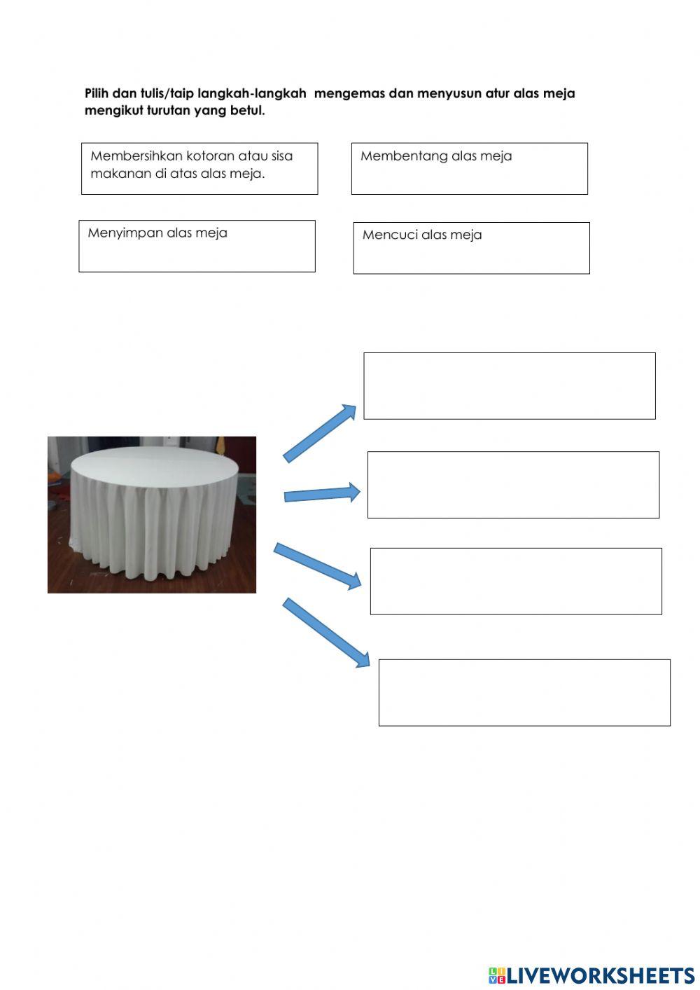 Peranggu Meja-Mengemas peranggu meja by Cikgu Hawa