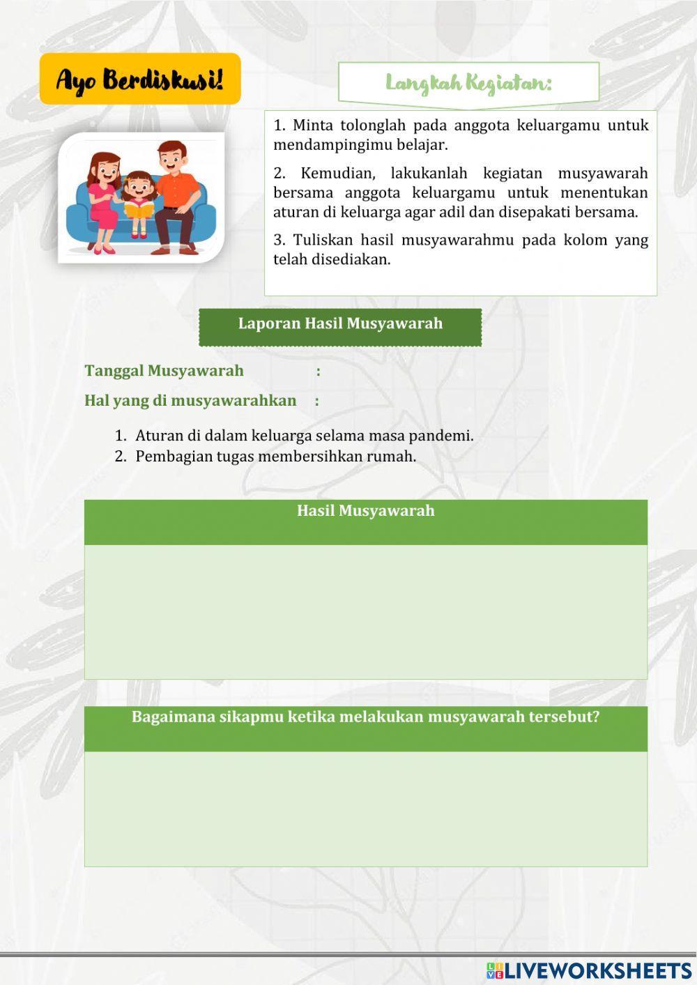 Kegiatan 5 Sila-sila Pancasila